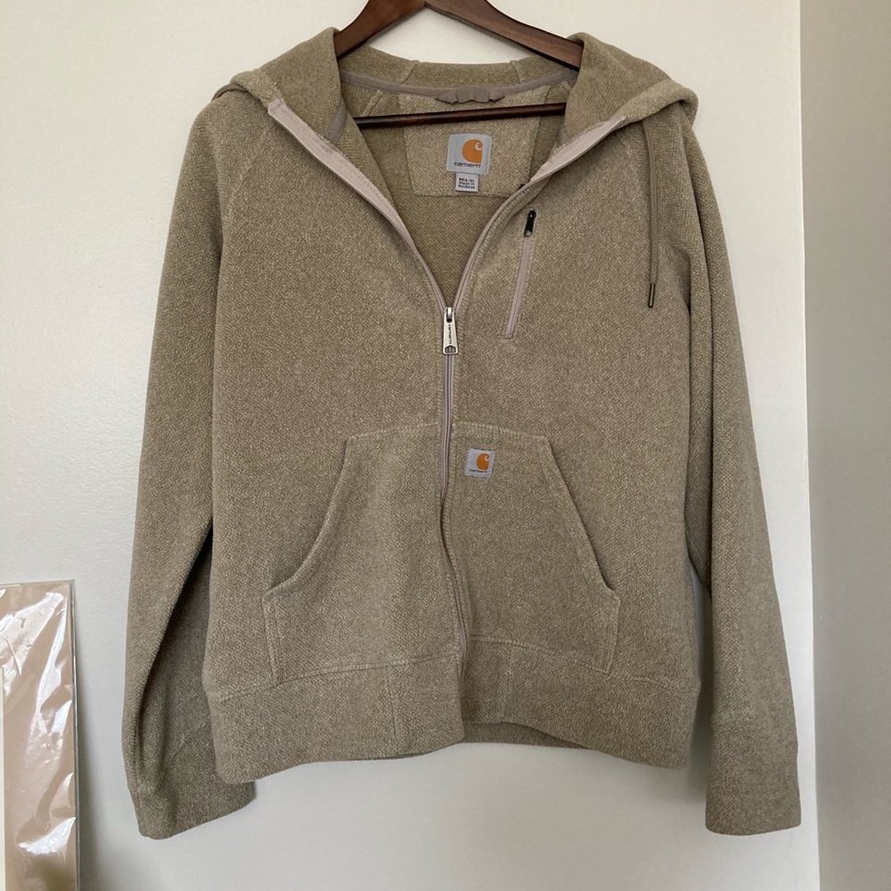 Carhartt fleece zip up hoodie